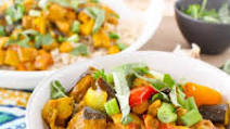 Roasted Eggplant Coconut Curry Roasted Eggplant Coconut Curry