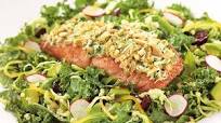 The Cheesecake Factory's Almond-Crusted Salmon Salad The Cheesecake Factory's Almond-Crusted Salmon Salad
