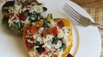 Smoked Sausage & Rice Stuffed Peppers Smoked Sausage & Rice Stuffed Peppers