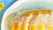 Thai coconut sticky rice with mango Thai coconut sticky rice with mango