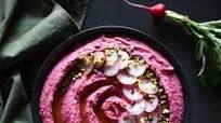 Lemon Beet Hummus Recipe Lemon Beet Hummus Recipe