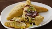 Indonesian Chicken Turnovers with Spicy Peanut Sauce Indonesian Chicken Turnovers with Spicy Peanut Sauce