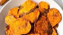 Crispy Oven Baked Sweet Potato Chips Crispy Oven Baked Sweet Potato Chips