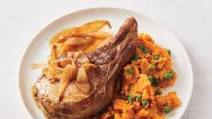 Easy Skillet Pork Chops with Mashed Sweet Potatoes Easy Skillet Pork Chops with Mashed Sweet Potatoes