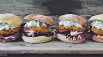 Carrot Tahini Burgers with Radicchio + Tzatziki Carrot Tahini Burgers with Radicchio + Tzatziki