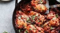 Low FODMAP One Pan Chicken Cacciatore Low FODMAP One Pan Chicken Cacciatore