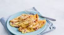 Ham and cheese crêpes Ham and cheese crêpes