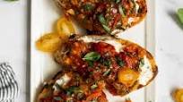 Easy Skillet Bruschetta with Burrata Easy Skillet Bruschetta with Burrata