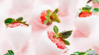 Frozen Yogurt Covered Strawberries Frozen Yogurt Covered Strawberries