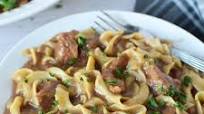 Slow Cooker Beef With Noodles Recipe Slow Cooker Beef With Noodles Recipe