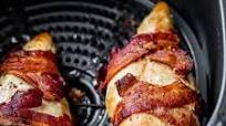 Bacon-Wrapped Air Fryer Chicken Breasts Bacon-Wrapped Air Fryer Chicken Breasts