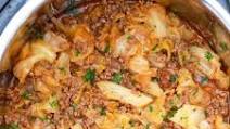 Instant Pot Cabbage Stew with Ground Beef Instant Pot Cabbage Stew with Ground Beef