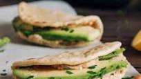 Mini Tacos with Avocado, Hummus, and Lime Mini Tacos with Avocado, Hummus, and Lime
