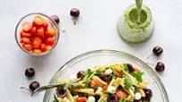 Cherry Caprese Pasta Salad with Basil Vinaigrette Cherry Caprese Pasta Salad with Basil Vinaigrette