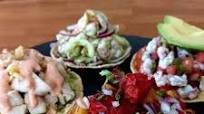 Tostadas de mariscos Tostadas de mariscos