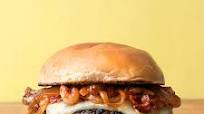 Spicy Beef & Pork Burgers with Bacon-Barbecued Onions Spicy Beef & Pork Burgers with Bacon-Barbecued Onions