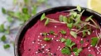 Hummus de Beterraba {Rápido e Simples} Hummus de Beterraba {Rápido e Simples}