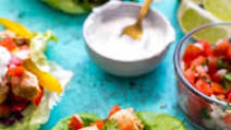 Low Carb Mexican Chicken Lettuce Wraps Low Carb Mexican Chicken Lettuce Wraps