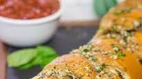 Chicken Parm Stuffed Garlic Bread Chicken Parm Stuffed Garlic Bread