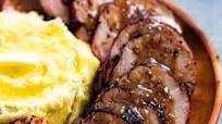 Grilled Pork Tenderloin with Beer and Mustard Glaze Grilled Pork Tenderloin with Beer and Mustard Glaze