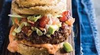 BLTA Burger with Special Sauce BLTA Burger with Special Sauce