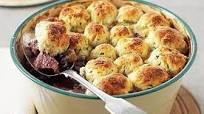 Beef casserole with parmesan dumpling Beef casserole with parmesan dumpling