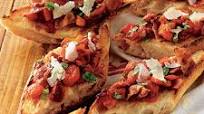 Roasted Pepper and Bacon Bruschetta Roasted Pepper and Bacon Bruschetta
