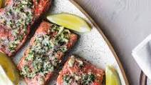 Baked Garlic Salmon Baked Garlic Salmon