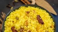Holud Mishti Pulao Recipe (Sweet Bengali Polao) Holud Mishti Pulao Recipe (Sweet Bengali Polao)