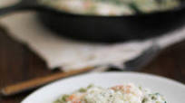 Creamy Spinach Angel Hair Florentine Creamy Spinach Angel Hair Florentine