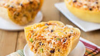 Chicken Enchilada Stuffed Spaghetti Squash Chicken Enchilada Stuffed Spaghetti Squash
