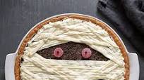 Large Mummy Cookie Pizza Large Mummy Cookie Pizza