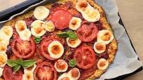 Cauliflower Crust Margherita Pizza Cauliflower Crust Margherita Pizza
