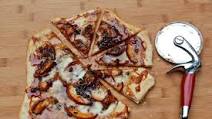 Grilled Nectarine Pizza with Dulce de Leche, Crème Fraiche and Pecans Grilled Nectarine Pizza with Dulce de Leche, Crème Fraiche and Pecans