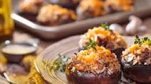 Wild Rice & Sausage Stuffed Portobello Mushrooms Wild Rice & Sausage Stuffed Portobello Mushrooms