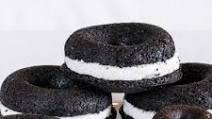 Black-and-Whites Baked Donuts Black-and-Whites Baked Donuts