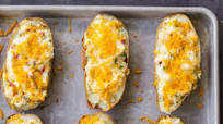 Twice-Baked Potatoes Recipe Twice-Baked Potatoes Recipe