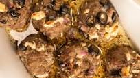Keto gyro meatballs with Greek sauce Keto gyro meatballs with Greek sauce
