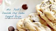 Mrs. Field's Chocolate Chip Cookie Copycat Mrs. Field's Chocolate Chip Cookie Copycat