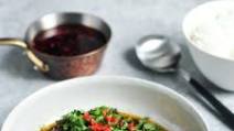 Steamed Tofu with Soy, Chillies & Sichuan Pepper Steamed Tofu with Soy, Chillies & Sichuan Pepper