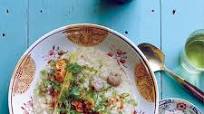 Rice Congee with Pork Meatballs (Khao Dtom Moo Saap) Rice Congee with Pork Meatballs (Khao Dtom Moo Saap)