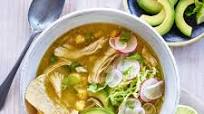 Slow-Cooked Turkey Posole with Avocado & Lime Slow-Cooked Turkey Posole with Avocado & Lime