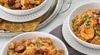 Chicken, Andouille, and Shrimp Jambalaya Chicken, Andouille, and Shrimp Jambalaya