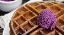 Ube Waffles - Easy, Purple and Delicious! Ube Waffles - Easy, Purple and Delicious!