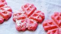 Red Cinnamon Belgian Waffle Cookies Red Cinnamon Belgian Waffle Cookies
