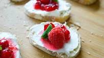 Berries and Cream Holiday Inspired Bruschetta Berries and Cream Holiday Inspired Bruschetta
