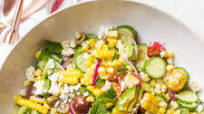 Greek Corn Salad with Avocado Greek Corn Salad with Avocado