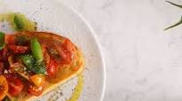 Bruschetta with Multicolor Tomatoes & Basil Bruschetta with Multicolor Tomatoes & Basil