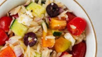 Mediterranean Orzo Salad with Lemon Vinaigrette Mediterranean Orzo Salad with Lemon Vinaigrette
