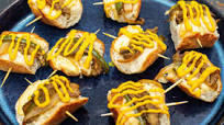 Mini Philly Cheesesteak Subs Mini Philly Cheesesteak Subs